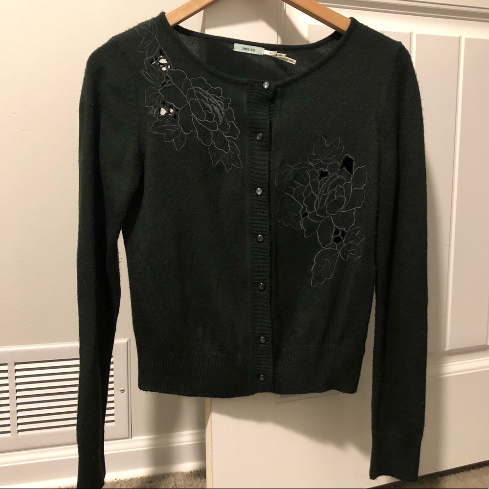 UO Kimchi Blue cutout cardi